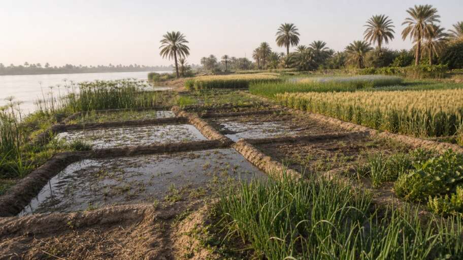 How the Nile made Egyptian gardening possible
