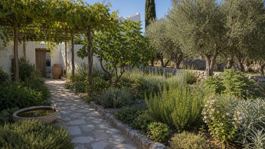 Ancient Greek garden design, where the grove mattered more than the lawn