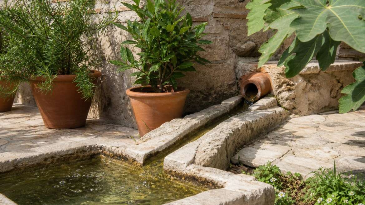 Roman water, from aqueduct to garden