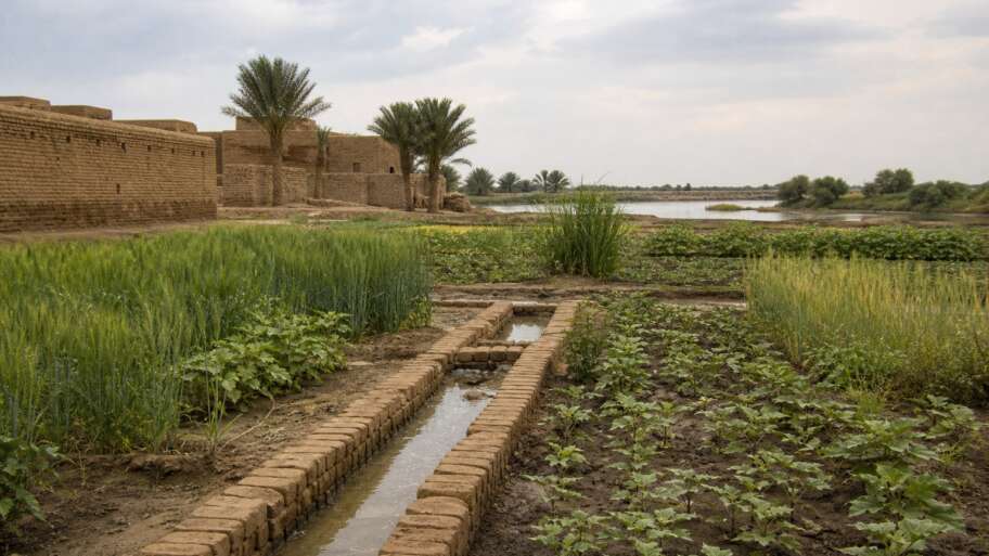 What Indus Valley farmers grew with river and monsoon
