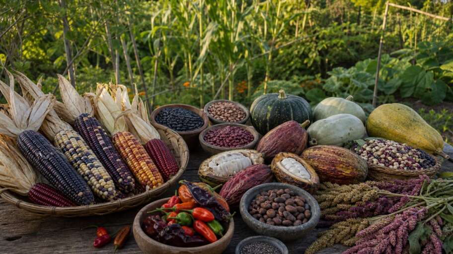 Maya crops that still shape the garden table