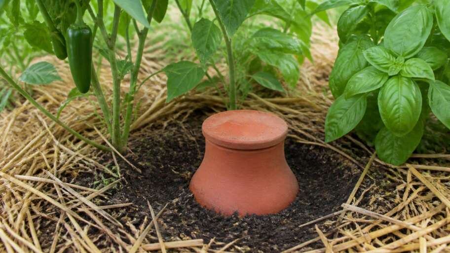 The quiet physics of olla irrigation