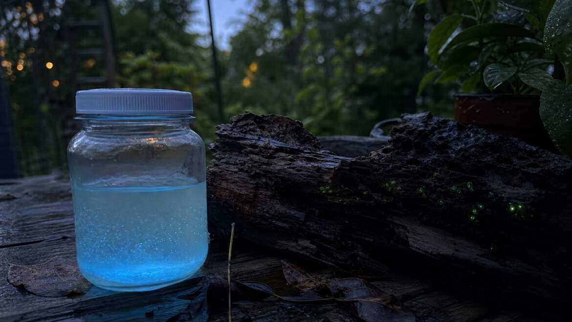 Bioluminescent fungi and algae, with the wonder kept honest