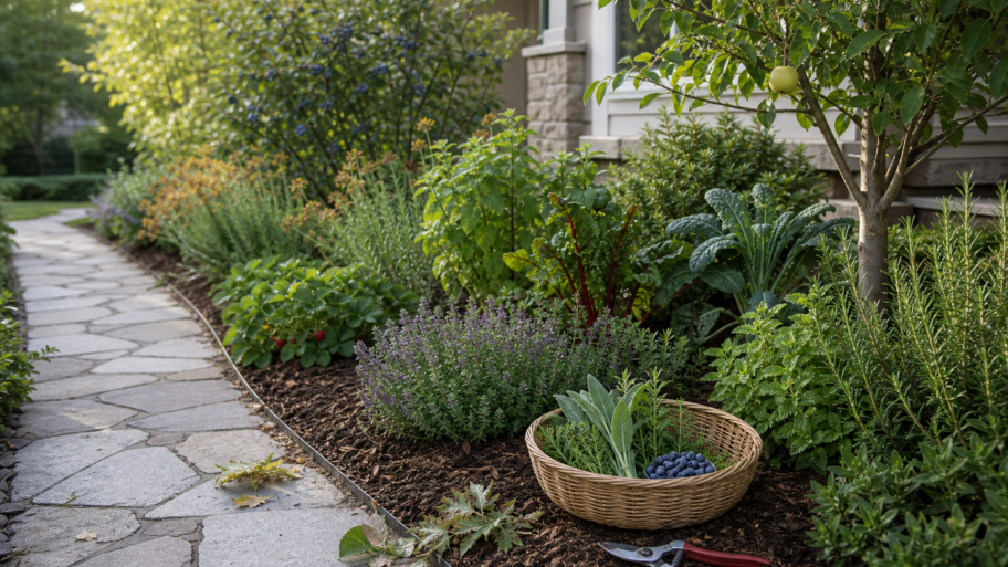 Keeping an edible landscape productive after the pretty plan