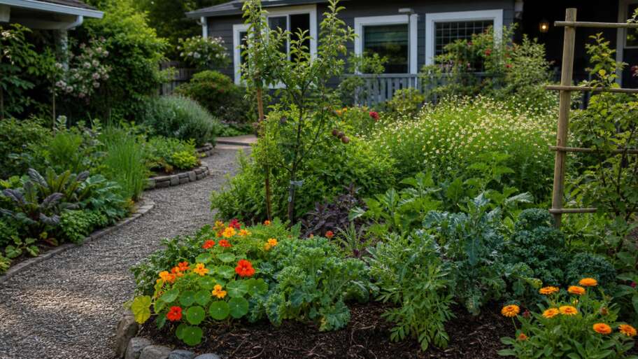 Designing an edible landscape that looks like a garden