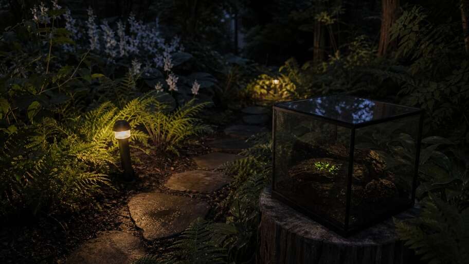 Designing a bioluminescent garden without pretending it is a lamp