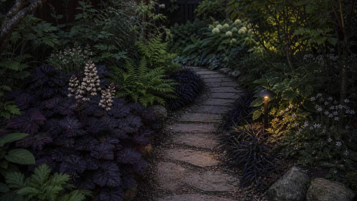 Designing a shadow garden that still works