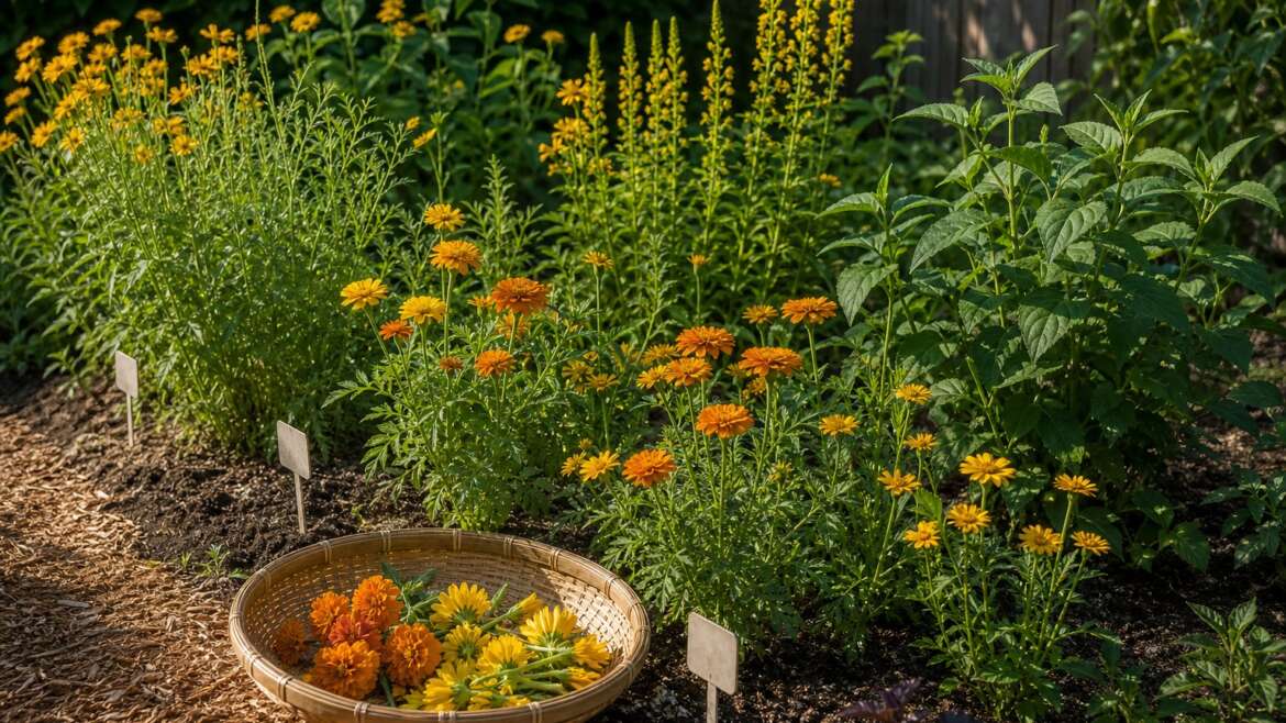 Growing a dye garden that gives real color