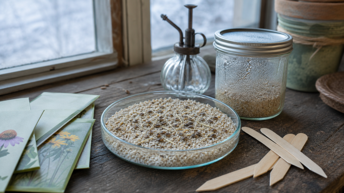 Sleeping Seeds: How Cold Stratification Wakes a Spring Garden