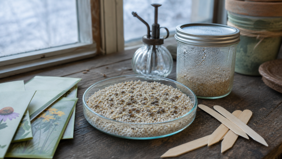 Sleeping Seeds: How Cold Stratification Wakes a Spring Garden