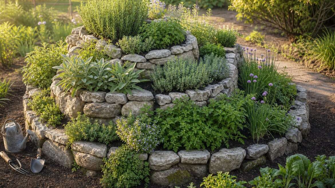 Herb Spirals: Growing Flavor in a Tiny Climate Machine