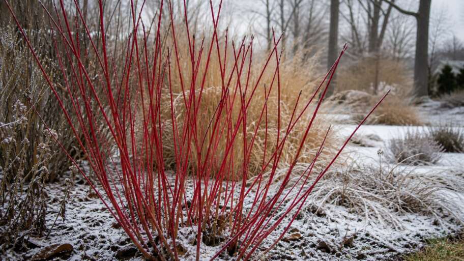 Why red-twig dogwood glows in winter