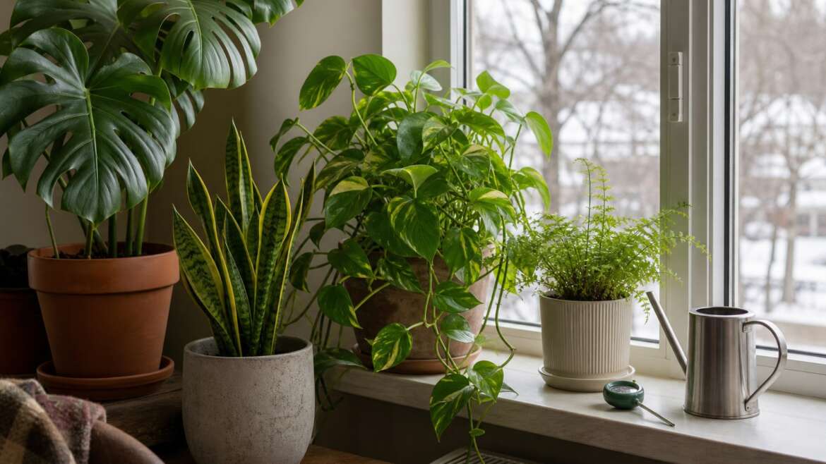 Why houseplants ask for less in winter