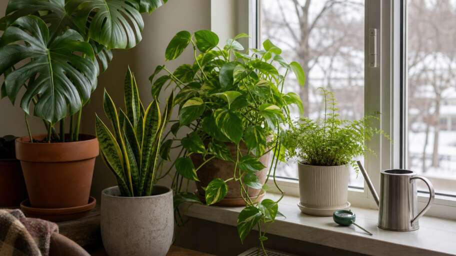 Why houseplants ask for less in winter