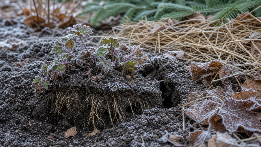 When winter lifts the garden