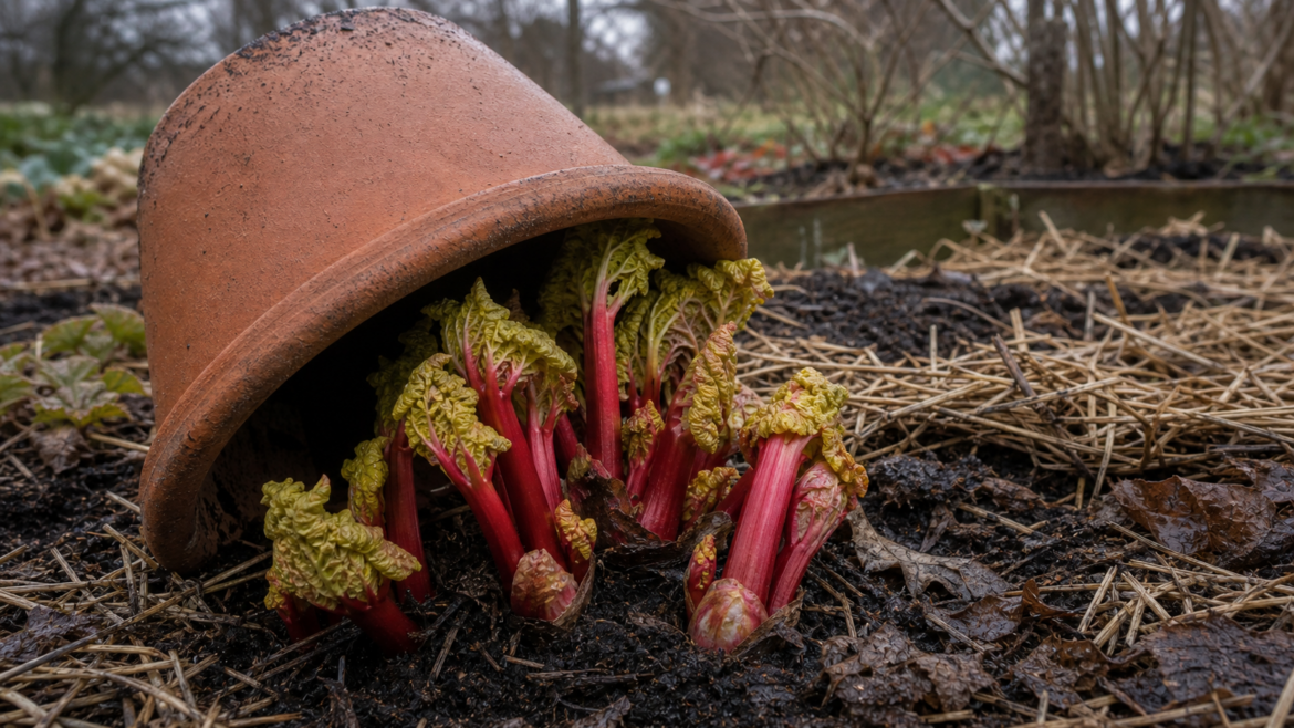 The rhubarb that grows in the dark