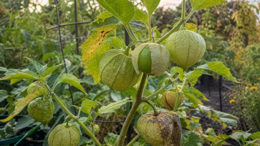 Why tomatillos grow paper lanterns