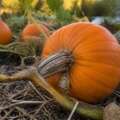 Why pumpkin stems turn woody before harvest