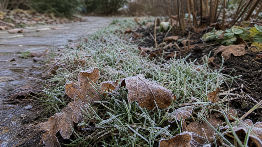 Why frost appears above freezing