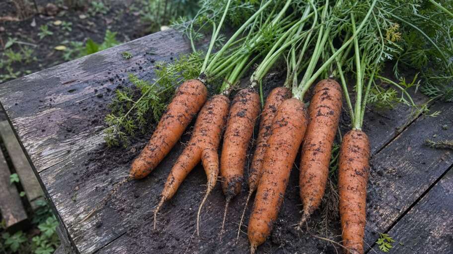 When carrots grow two legs