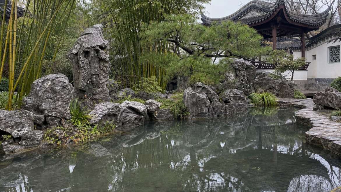 Chinese gardens, built as landscapes for the mind