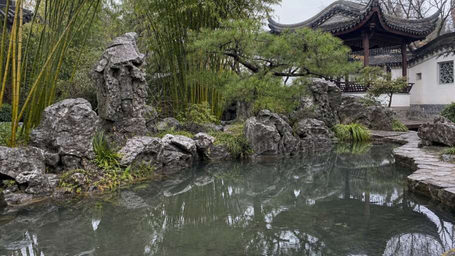 Chinese gardens, built as landscapes for the mind