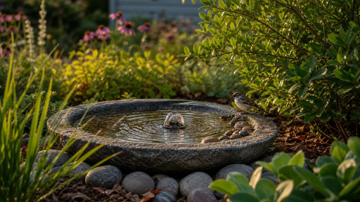 Water is the bird feature your garden cannot fake
