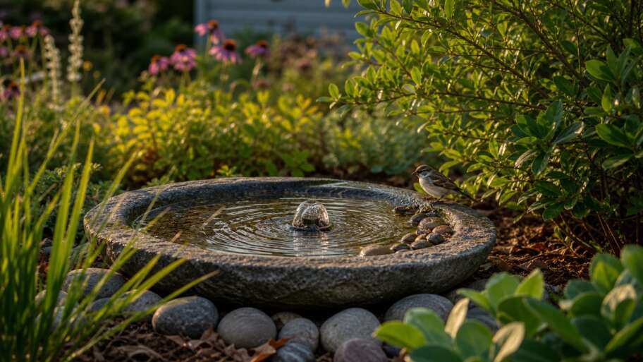 Water is the bird feature your garden cannot fake