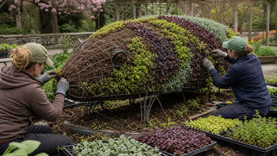 Mosaiculture is not just topiary with better colors