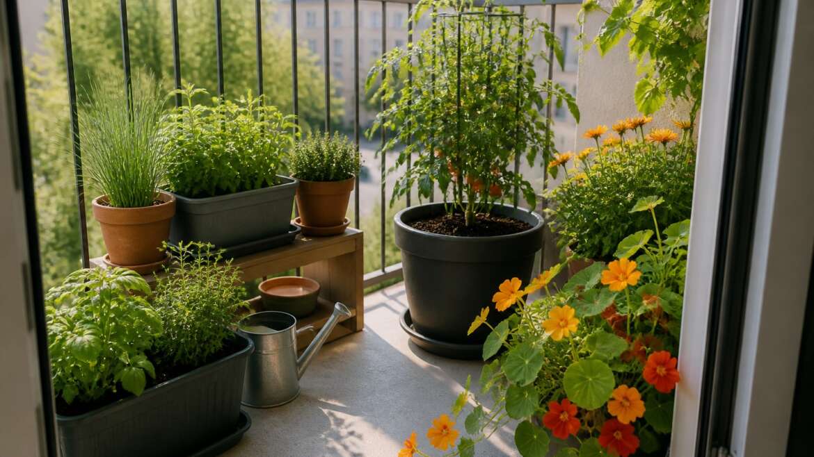 Balcony gardening, where the sky becomes a microclimate