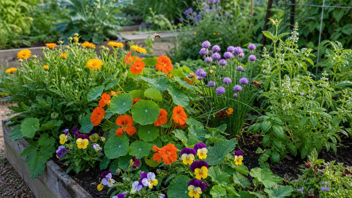 Growing an edible flower garden that earns its place