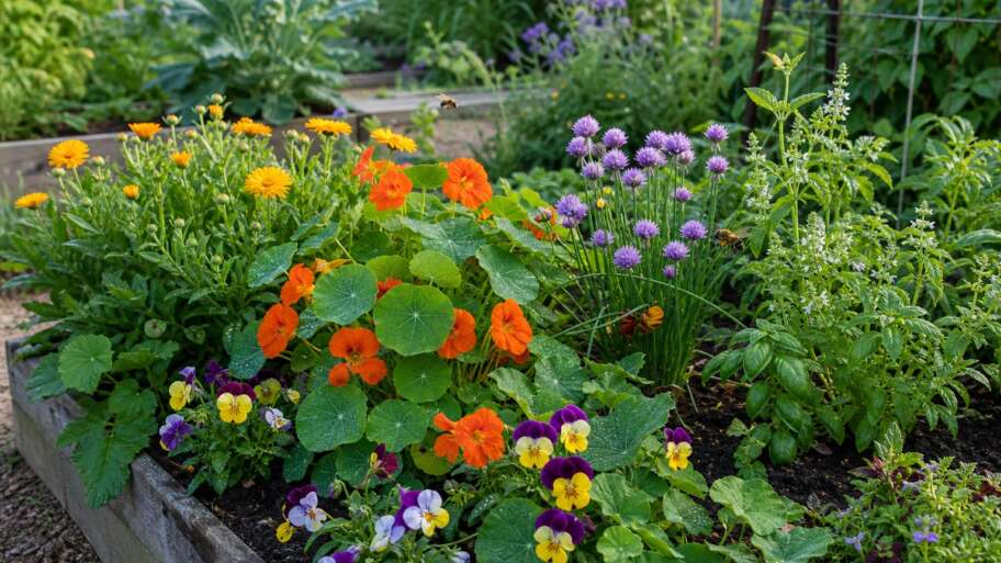 Growing an edible flower garden that earns its place