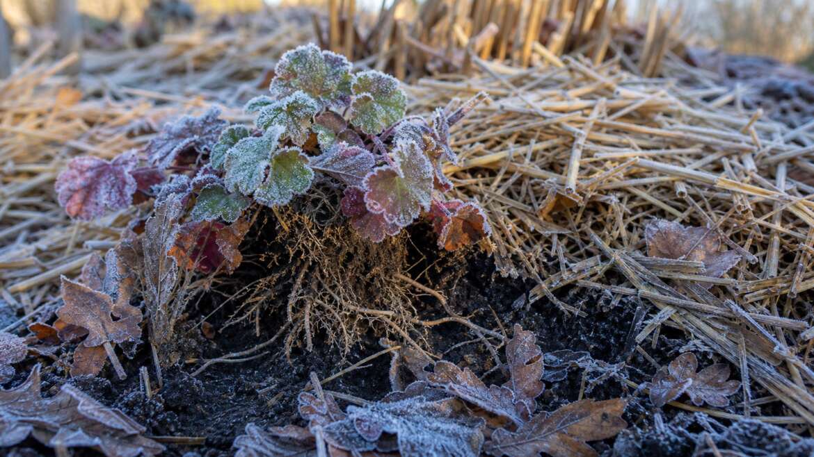 When winter lifts plants out of the ground
